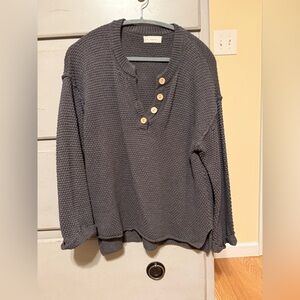 ✨ By Together gray knit sweater